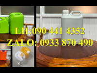 Can nhựa 2 lít đựng nước xả, can nhựa 5 lít đựng hóa chất sinh khí 