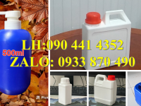 Can nhựa 2 lít đựng nước xả, can nhựa 5 lít đựng hóa chất sinh khí 