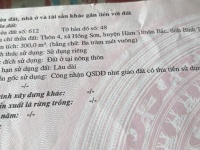 HOT HOT – CHÍNH CHỦ CẦN BÁN 2 LÔ ĐẤT LIỀN KỀ TẠI X. Hồng Sơn, H. Hàm Thuận Bắc, T. Bình Thuận