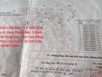 HOT HOT – CHÍNH CHỦ CẦN BÁN 2 LÔ ĐẤT LIỀN KỀ TẠI X. Hồng Sơn, H. Hàm Thuận Bắc, T. Bình Thuận