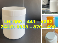 Hủ nhựa 200g nắp garenti, hộp nhựa 100g, lọ nhựa 50g đựng bã cà phê organic 