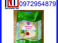 Sản xuất bao bì đựng chả lụa, chả cá, chả mực hút chân không