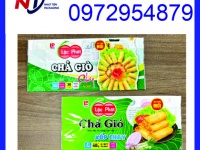 Bao bì đựng chả giò, sản xuất túi đựng chả giò in ấn giá rẻ
