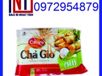 Bao bì đựng chả giò, sản xuất túi đựng chả giò in ấn giá rẻ