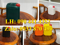 Báo giá can nhựa 2 lít đựng xăng, bình nhựa 5 lít đựng dầu máy 270g 