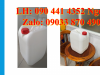 Thùng nhựa 24 lít đựng vi sinh, can chứa xăng dầu 25 lít, can nhựa 30 lít đựng gel
