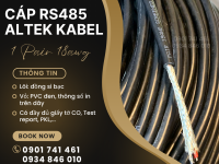 Cáp tín hiệu RS485 18AWG 1 Pair Altek Kabel tại Đà Nẵng, Bình Định, Khánh Hòa