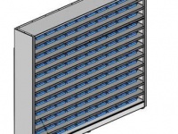 Kệ khay linh kiện 10 tầng KT: 1710Wx280Dx1860Hmm