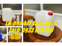 SX can nhựa vuông 30 lít, can dẹp 30 lít đựng nhiên liệu, dung dịch vệ sinh nhà cửa, nội thất