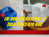 SX can nhựa vuông 30 lít, can dẹp 30 lít đựng nhiên liệu, dung dịch vệ sinh nhà cửa, nội thất