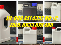 Can nhựa 1 lít HDPE, can 2 lít vòi nhấn 360, can nhựa 5 lít nắp thoát khí 