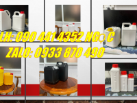 Can nhựa 1 lít vuông, can 2 lít vuông quai, can nhựa 5 lít có vạch chia