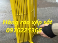 Hàng rào xếp sắt tại Hà Nội 