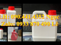 Can 2 lít giá rẻ tại TPHCM, có bán can nhựa 5 lít vuông đựng hóa chất trên 10 màu tại TPHCM 