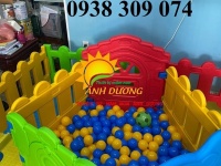 Nhà banh nhựa lắp ghép trẻ em, nhà banh nhựa mầm non