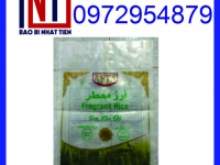 Bao bì PP ghép màng BOPP đựng gạo từ 5kg đến 50kg