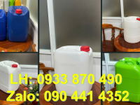 Can nhựa 22 lít, sản xuất can nhựa 24 lít nắp thoát khí, can nhựa 25 lít đựng tròn