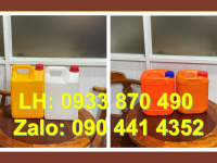 Can nhựa 1 lít HDPE chính phẩm, can nhựa 2 lít tròn, can nhựa 5 lít màu đỏ 