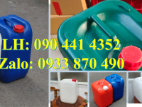 Can 22 lít nhựa HDPE, thùng nhựa vuông 25 lít, can nhựa 30 lít đựng mực nhuộm vải 