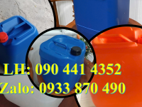 Can 22 lít nhựa HDPE, thùng nhựa vuông 25 lít, can nhựa 30 lít đựng mực nhuộm vải 