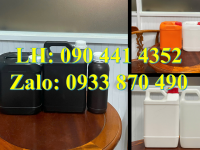 Can nhựa 2 lít đựng dung dịch châm rót xe máy, can nhựa 5 lít đựng nước lau kính