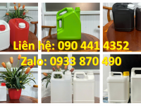 Vỏ can nhựa 5 lít đựng sữa tươi, can 2 lít đựng dược phẩm loãng, can nhựa 1 lít đựng mực 