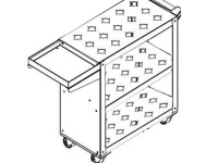 Kệ để chuôi dao BT40 3 tầng