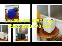 Can nhựa 22 lít đựng acetone, can nhựa 24 lít đựng dung dịch, can nhựa 25 lít đựng dầu dừa 