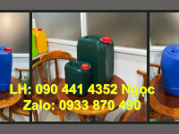 Can nhựa 22 lít đựng acetone, can nhựa 24 lít đựng dung dịch, can nhựa 25 lít đựng dầu dừa 