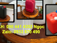 Can nhựa 22 lít đựng acetone, can nhựa 24 lít đựng dung dịch, can nhựa 25 lít đựng dầu dừa 