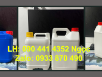 Can chứa 500ml chất lỏng, bình chứa nước lau sàn 1 lít, can nhựa tròn 2 lít đựng hóa chất