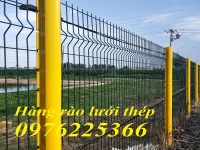 Hàng rào sơn tĩnh điện D4, D5, D6 giá tại xưởng 