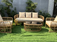 Sofa giả mây ngoài trời