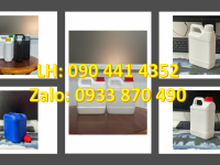 Can nhựa 5 lít màu vàng, can nhựa 2 lít đựng dung dịch vệ sinh máy móc chuyên dụng 