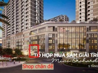Shop khối đế Sentosa tầng 1,2 mặt Đại lộ nguyễn hoàng cạnh ủy ban phường Hạc Thành