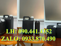 Can nhựa 1000ml đựng chất lỏng, bình nhựa 2 lít tròn đựng sirupt có vòi nhấn, can nhựa 5 lít 