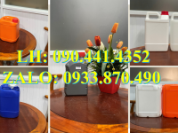 Can nhựa 1000ml đựng chất lỏng, bình nhựa 2 lít tròn đựng sirupt có vòi nhấn, can nhựa 5 lít 