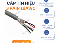 Cáp tín hiệu vặn xoắn 3 Pair 18AWG Altek Kabel 