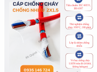 Cáp chống cháy chống nhiễu 2x1.5 Altek Kabel 180 phút