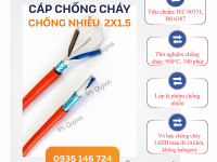 Cáp chống cháy chống nhiễu 2x1.5 Altek Kabel 180 phút
