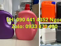SX can nhựa 1 lít HDPE, can đựng thực phẩm 2 lít, can nhựa 5 lít an toàn vệ sinh thực phẩm 