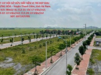 HOT HOT CƠ HỘI SỞ HỮU ĐẤT NỀN VỊ TRÍ ĐẸP KHU ĐÔ THỊ HƯNG HÒA – huyện Thanh Liêm, tỉnh Hà Nam