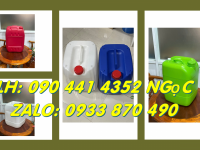 Can nhựa 25 lít cao cấp, thùng nhựa 25 lít đựng axit đặc, nóng, can nhựa 30 lít vuông 