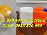 Bình nhựa 0.5 lít vuông, can nhựa 1 lít tròn, vỏ can nhựa 2 lít đựng hóa chất loãng 