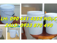Vỏ thùng đựng sơn 1 lít, báo giá vỏ thùng sơn 4 lít, xô nhựa 5 lít, vỏ thùng sơn 6 lít tròn