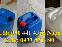 Can nhựa 30 lít đựng thuốc thú y, can nhựa 25 lít đựng axit, can nhựa 20 lít đựng kiềm 