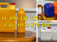 SX can nhựa 0.5 lít cao cấp, can 1 lít an toàn thực phẩm, can nhựa 2 lít màu theo yêu cầu 