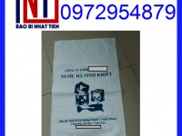 Bao bì PP dệt đựng đá lạnh