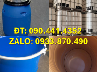 Thùng phuy nhựa đựng hóa chất các dung tích 30 lít – 50 lít – 60 lít – 120 lít – 150 lít – 220 lít 