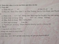 HOT HOT – CẦN BÁN ĐẤT GẦN NHÀ XE HOÀNG ĐÔNG, PHỐ KIỂU, X. Yên Trường, H. Yên Định, T. Thanh Hóa
